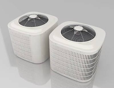 Smart Air Conditioner Outdoor Units 3d model Smart Air Conditioner Outdoor Units 3d model