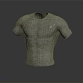 Gray Tactical Body Armor With Muscular Design Sleeveless And Reflective Surface