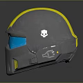 Sci-Fi Helmet Alien Helmet High Tech Helmet Game Helmet 3d model