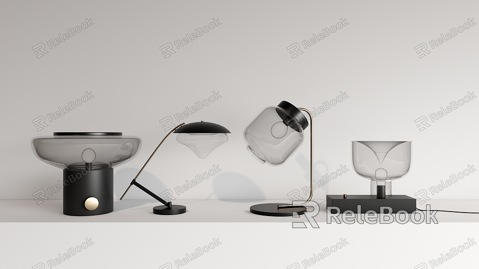 Modern Table Lamp Metal Glass Table Lamp model