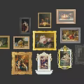 Decorative Home Furniture With Various Style Picture Frames In Different Colors