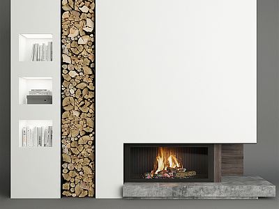 Modern Fireplace model