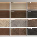 Various Wooden Flooring Samples Showcasing Different Colors And Textures Collection