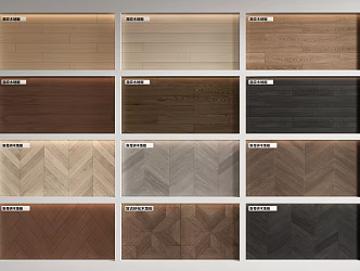 Modern Wood Flooring Straight Parquet Wood Flooring Fish Bone Parquet Wood Flooring Parquet Wood Flooring 3d model