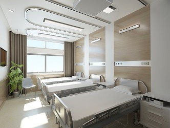 modern ward 3d model