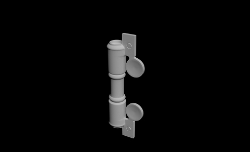 Modern parts up 3d model