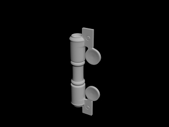 Modern parts up 3d model