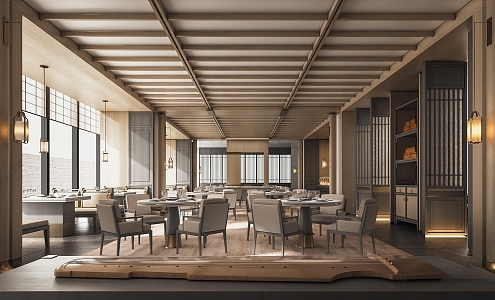 New Chinese Restaurant 3d model