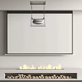 Projector screen 3d model
