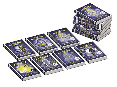 Alchemy Books Collection With Symbolic Cover Designs And Stacked 3d model