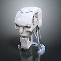 Robot Head Metal Human Head Robot Robot Assistant Small Robot Robot Butler 3d model