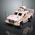 Modern Bulletproof Car Armed Jeep Armed Car Armed Bulletproof Car 3d model