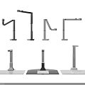 Various Projection Monitoring Devices with Different Stand Styles and Mounting Designs
