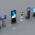 Public Service Digital Kiosks With Interactive Touch Screens And Multiple Displays