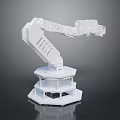 Modern Robot Arm Mechanical Arm Robot Arm Robot Head 3d model