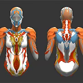 Smart Machine 3D Human Model Showing Muscle And Bone Structure For Medical Education
