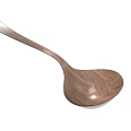 Wooden Cutlery Set With Long Handle Spoon And Natural Wood Grain