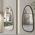 Modern mirror profiled full-length mirror combination 3d model