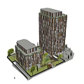 modern architecture 3d model