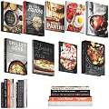 Various Delicious Food Cookbooks Featuring Pizza Skillet And Cast Iron Recipes