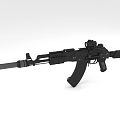 Assault Rifle Firearms Long Range Weapon 3d model