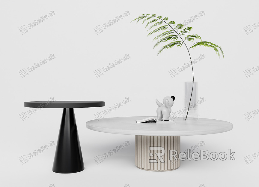 Modern coffee table model