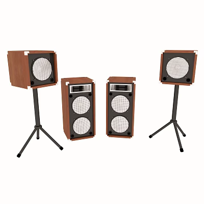 Modern audio audio combination speaker vertical audio 3d model Modern audio audio combination speaker vertical audio 3d model