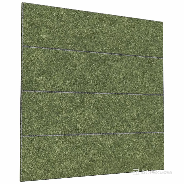 Green Two Seater Sofa With Horizontal Stitching And Soft Upholstery Design 3d model 