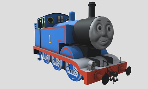 Modern locomotive 3d model