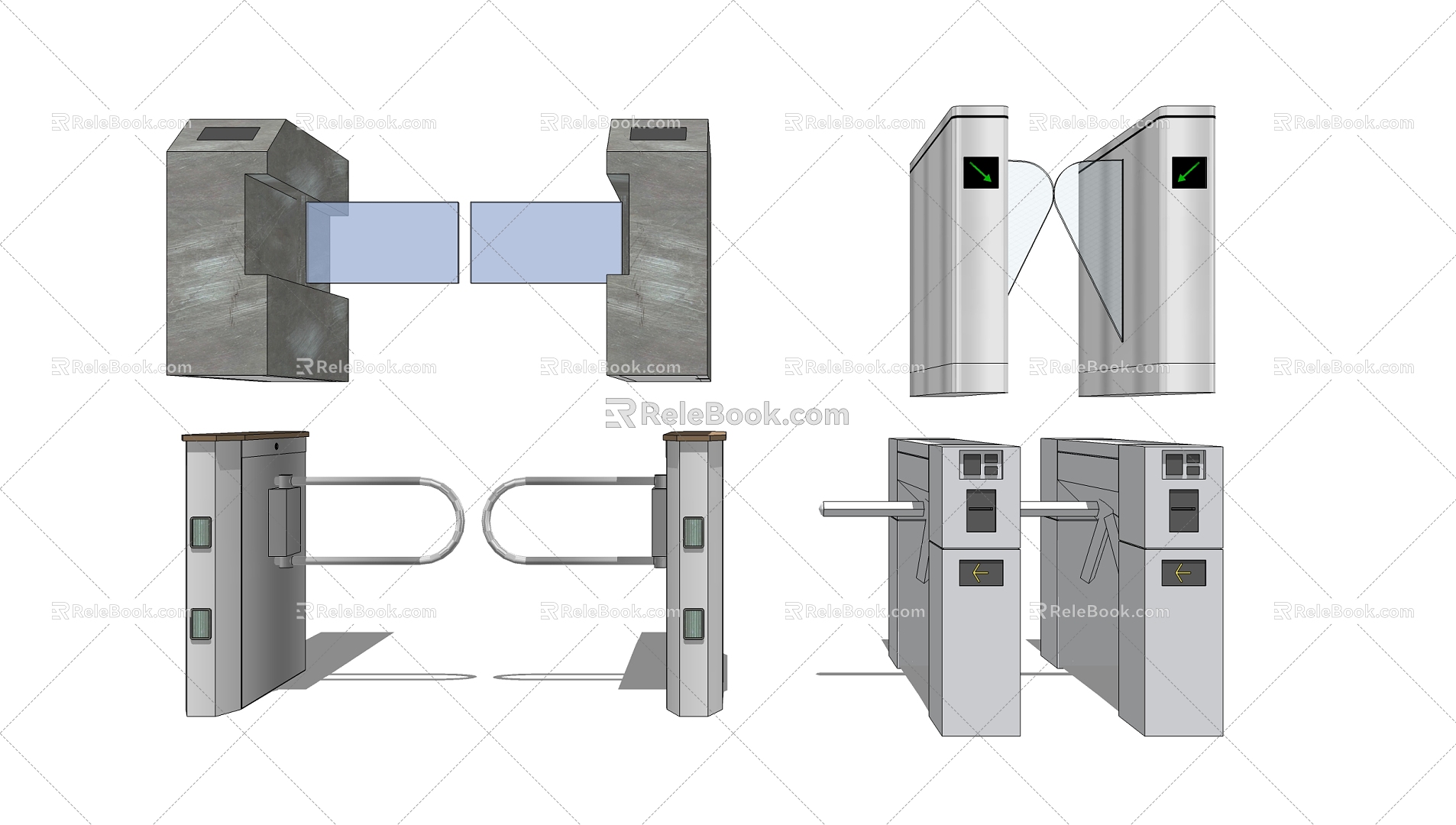 Modern Gate Pickway model