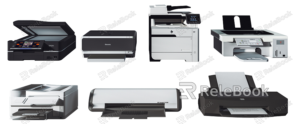 Modern printer printer combination model