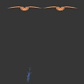 Game Movie Character Design Featuring Red Black And Brown Wings With Contrasting Bodies