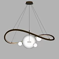 Light Luxury Chandelier 3d model