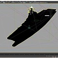 Kiev-class aircraft carrier 3d model