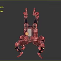 Robot Assistant Small Robot Butler Robot Butler Figure Game Figure 3d model