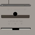 Lounge Surreal Wall Decor With A Story Of Time And Shi Wu Fu Lighting