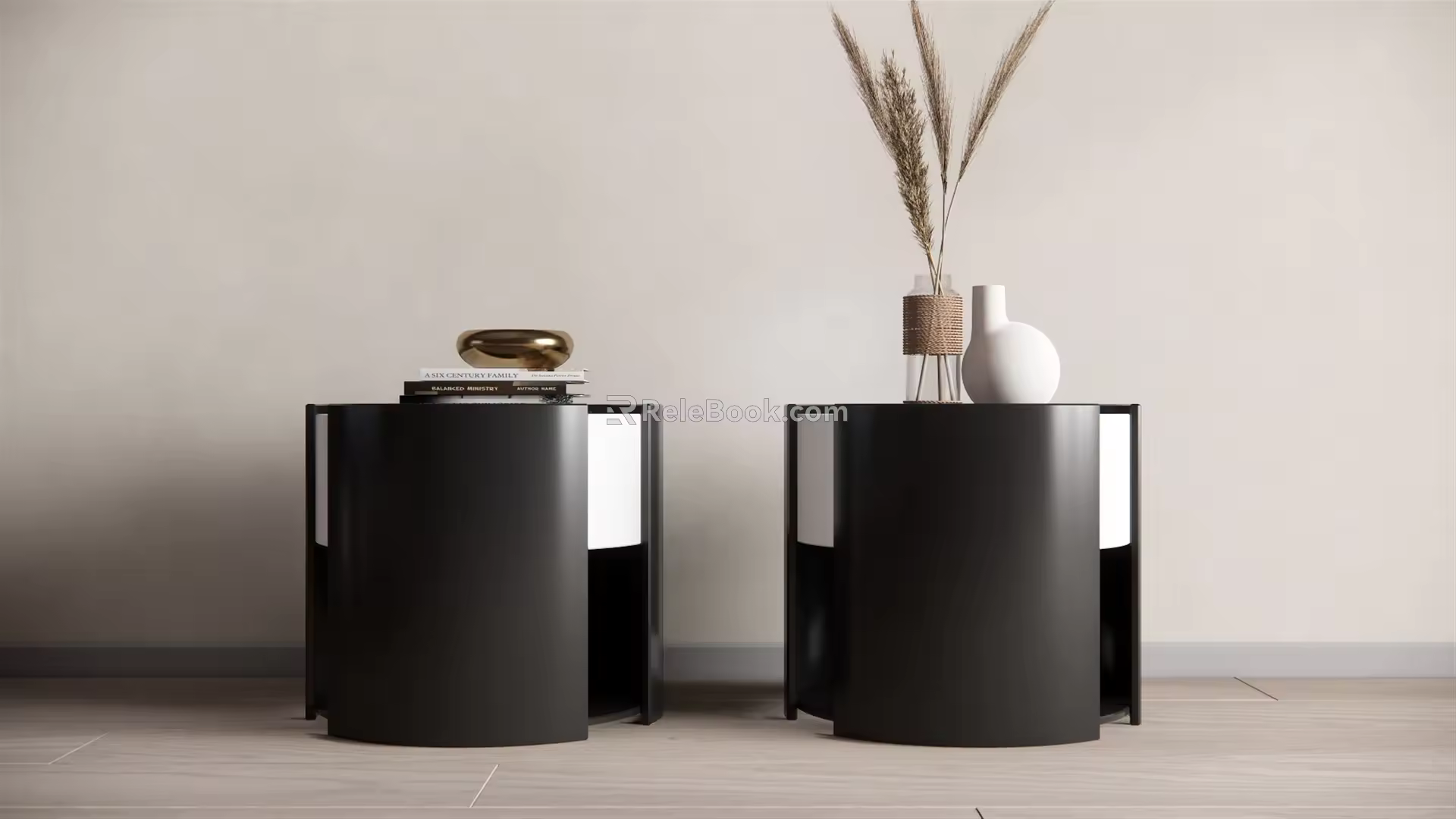 Modern bedside table 3d model