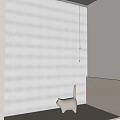 White Window Blinds For Modern Room With Natural Light And Clean Design