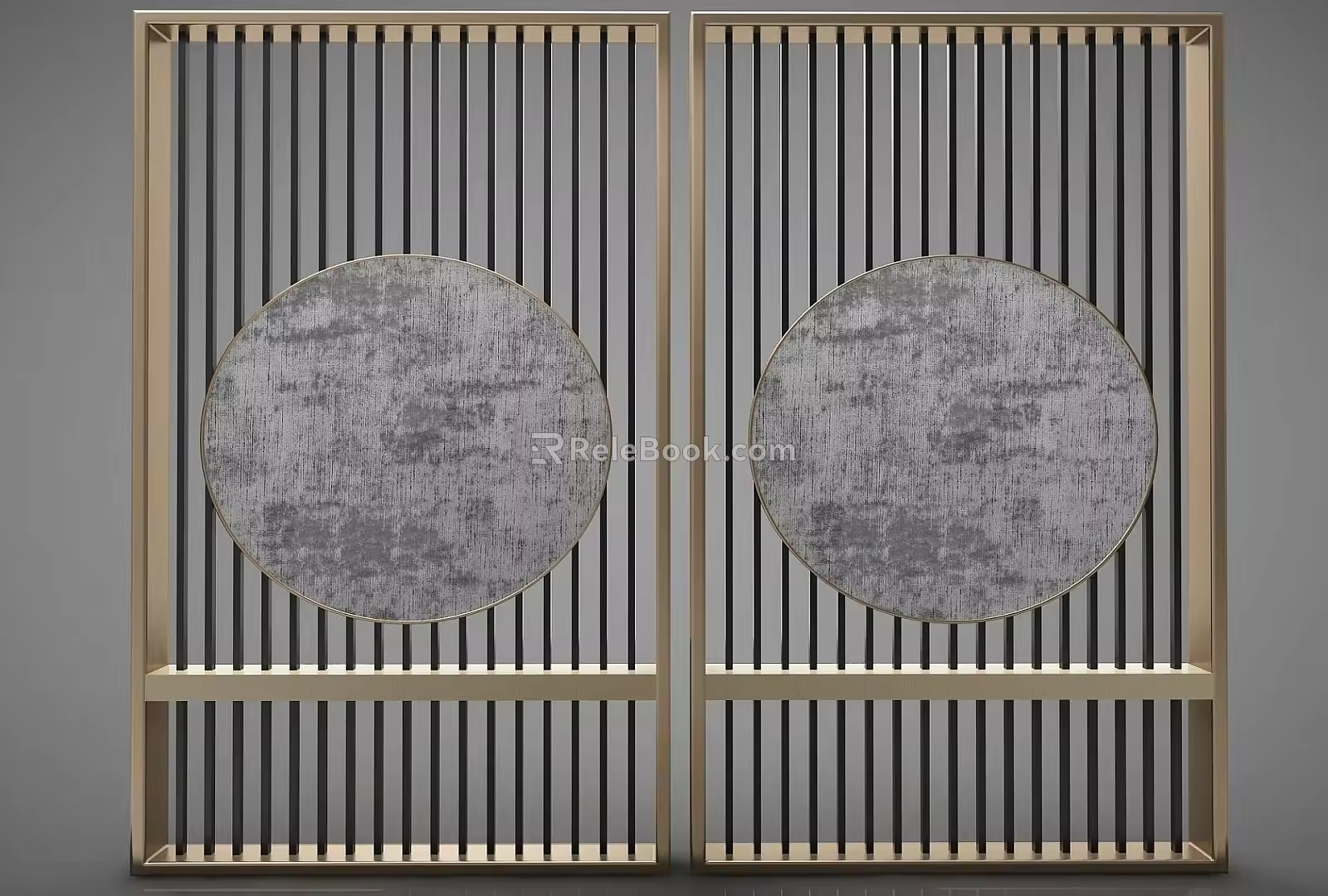 Modern style partition 3d model