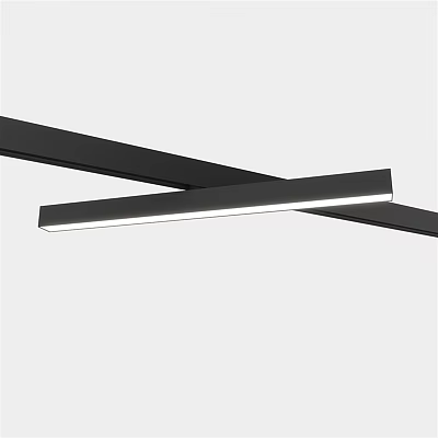 Modern ceiling lamp open-mounted spot lamp living room anti-glare strip fill lamp ceiling rail lamp floodlight line lamp open-mounted grille lamp 3d model
