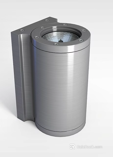 Modern Sleek Stainless Steel Locker With Secure Lock Durable Storage And Silver Finish Design 3d model 