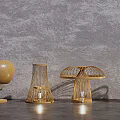 Unique Designed Table Lamps with Woven Structures for Modern Home Decor in Natural Tones