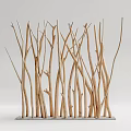 Natural Branch Inspired Wooden Partition Design For Modern Interior Spaces