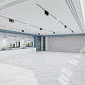 modern classroom 3d model
