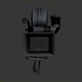 ARRI Vintage Electronic Camera With Metal Body Handle And Stand Design
