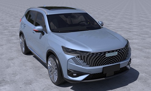 Haval H6 PHEV car new energy car city off-road vehicle 3d model