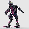 LEGO toy building blocks mechanical insect future warrior sci-fi warrior 3d model