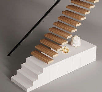 Suspended Stairs 3d model