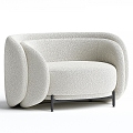 Modern Single Sofa Sofa Chair Hugh 3d model