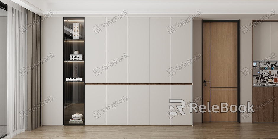 Minimalist Style Sideboard Storage Cabinet model